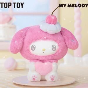 MINISO My Melody 50th Anniversary Plush Pendant - Cherry Milk Candy